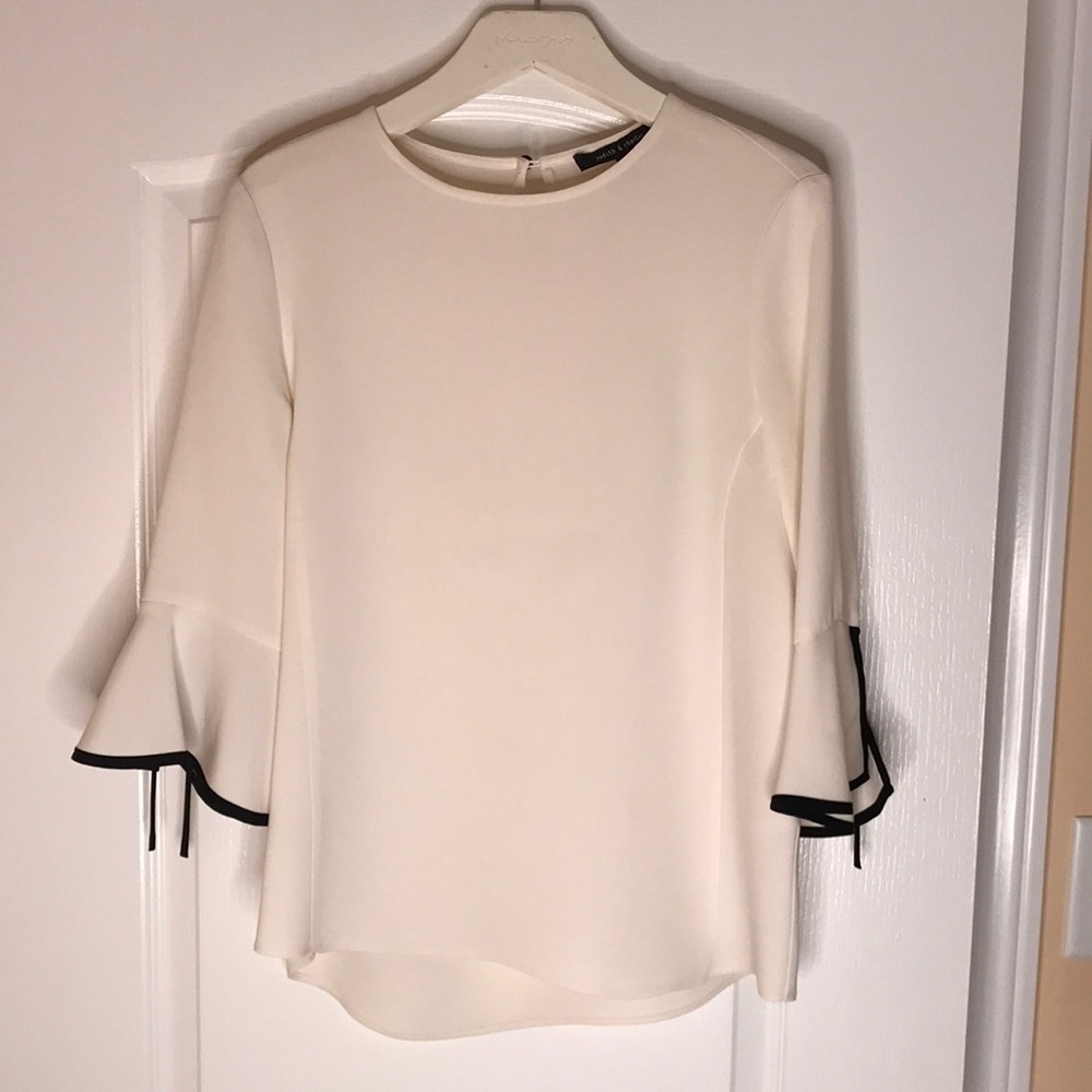 JUDITH AND CHARLES double silk blouse